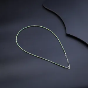 Micro Firoza Silver Necklace