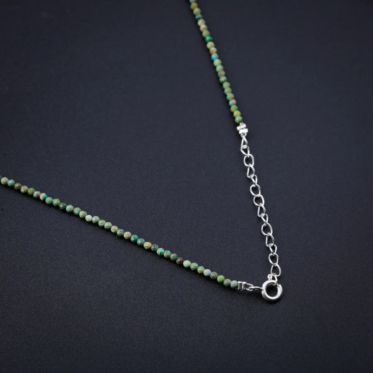 Micro Firoza Silver Necklace