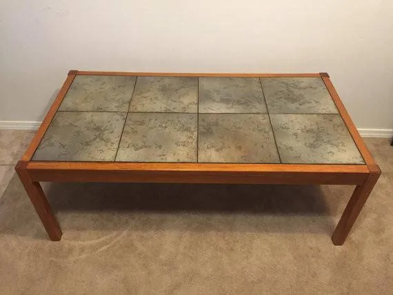 Mid Century Modern Vintage Danish Modern Teak Coffee Table