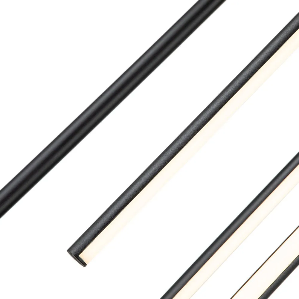 Modern 12-Light Linear LED Multi Light Pendant