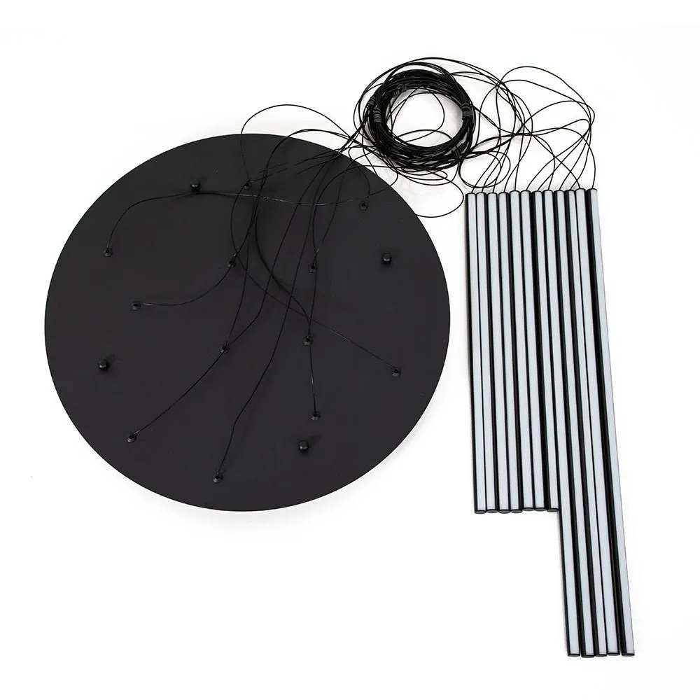 Modern 12-Light Linear LED Multi Light Pendant