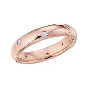Modern Diamond Wedding Band