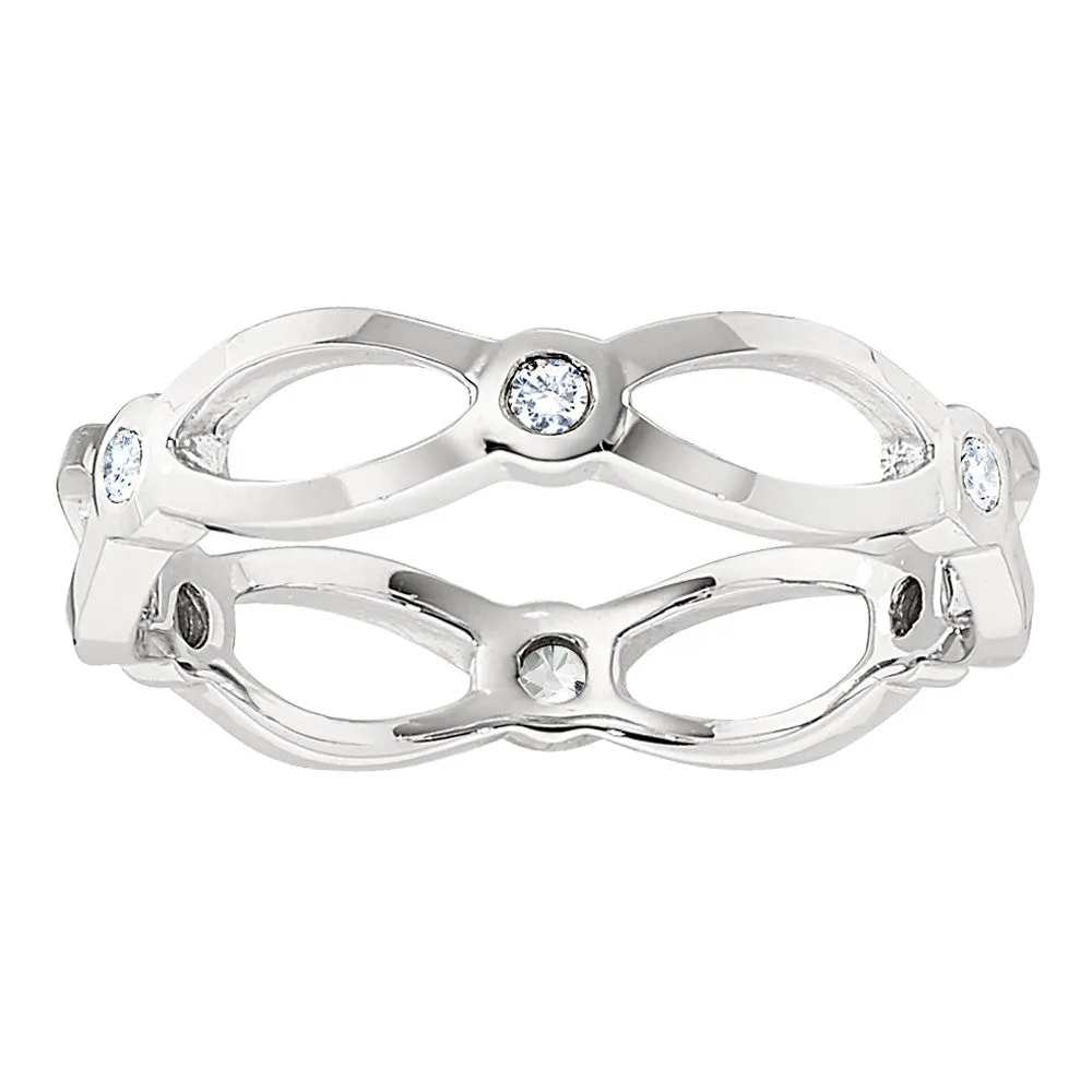 Modern Eternity Diamond Band