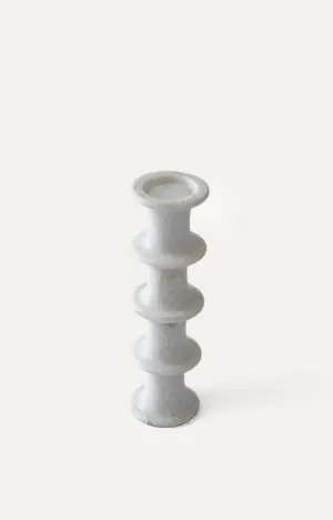 Modern White Marble Candle Holder