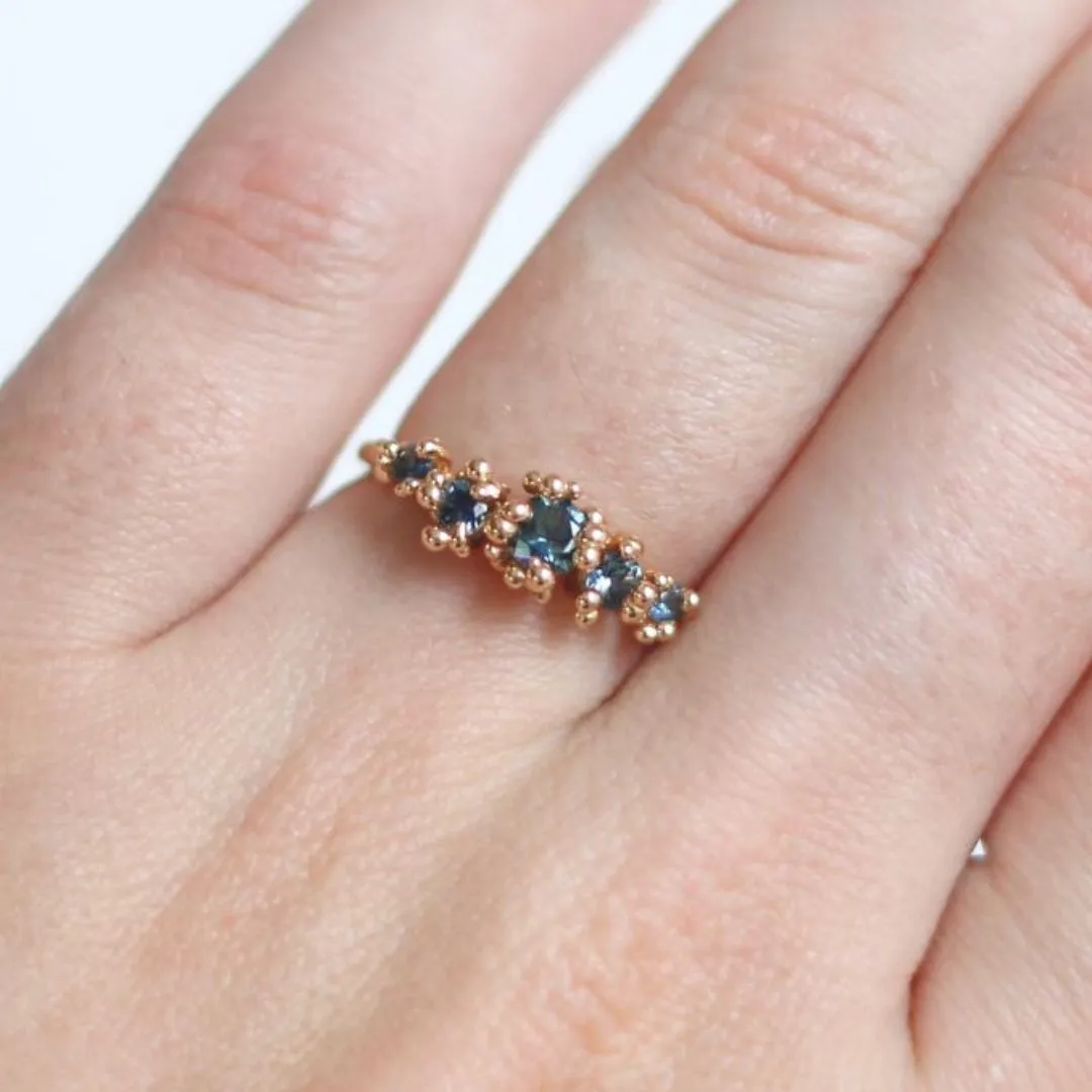 Montana Sapphire Wedding Ring
