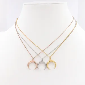 Moon Necklace Stainless Steel