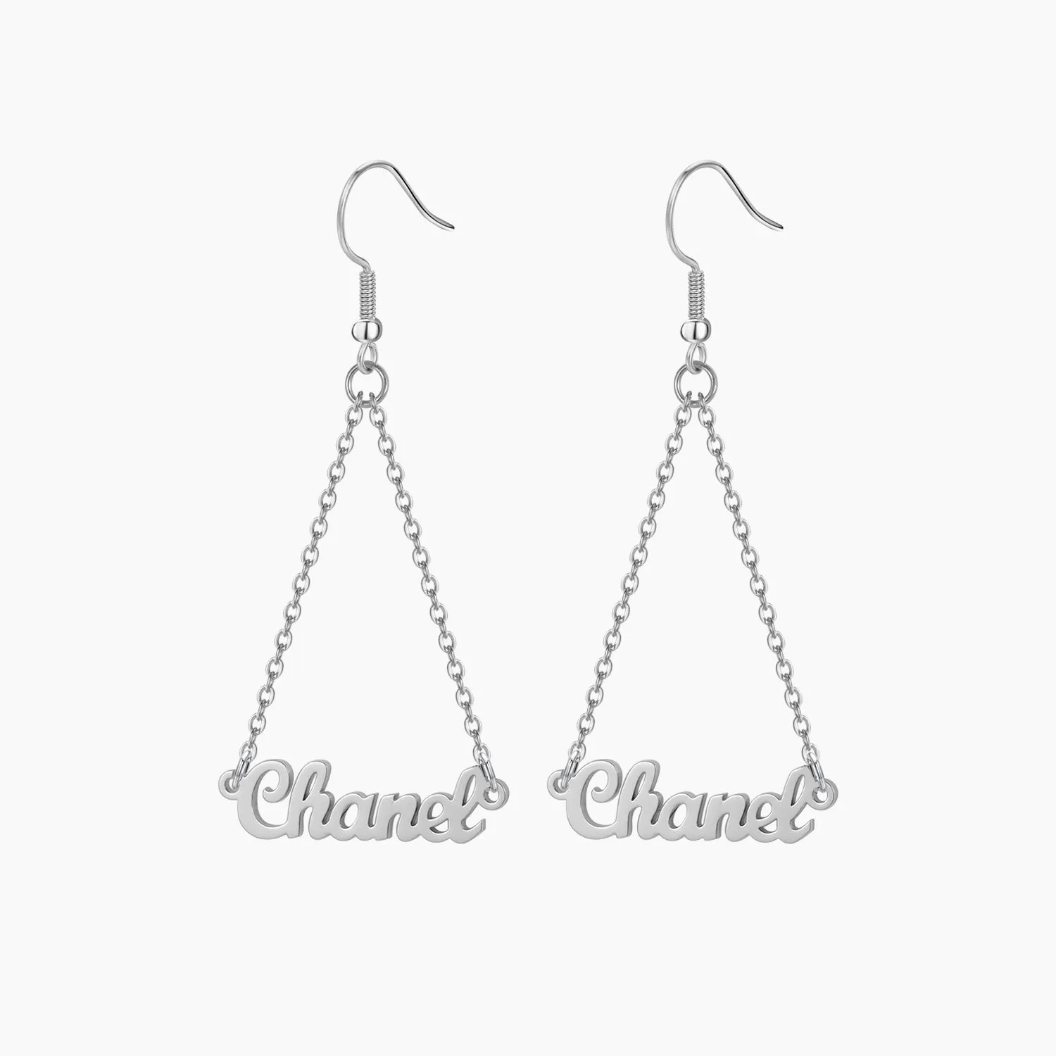 Name Dangle Earrings