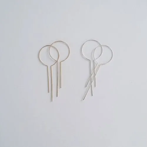 Nepheliad Dreamcatcher Open Hoop Earrings (Medium)