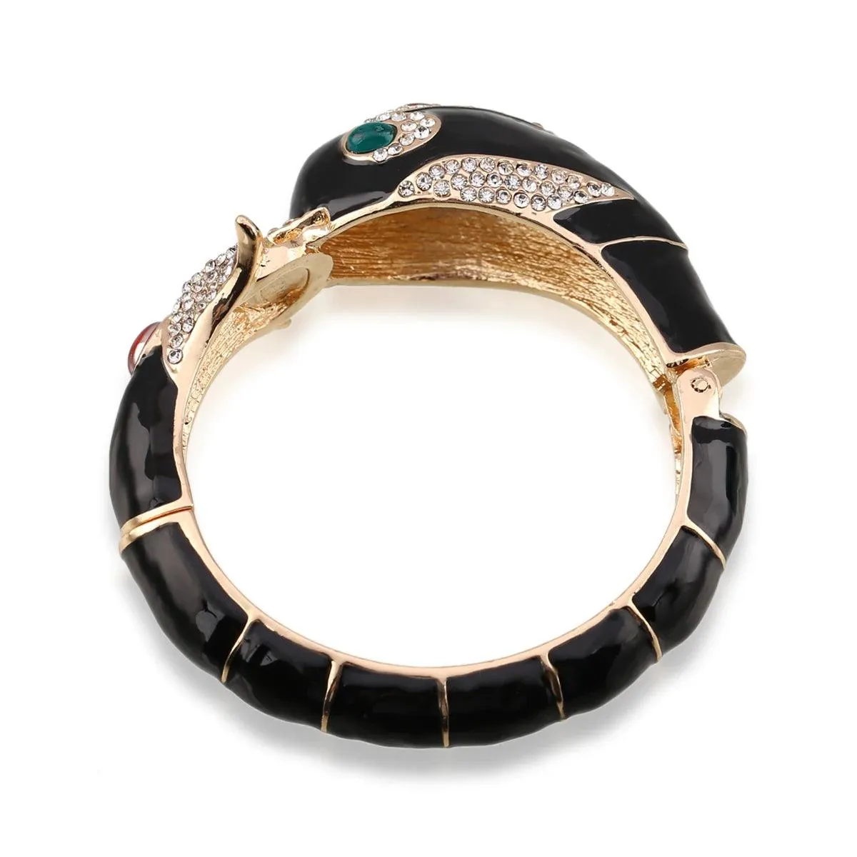 New Unique Design 6 Colours Gold Plated with Full AAA Rhinestones Dolphin Animal Enamel Statement Bracelet Bangle