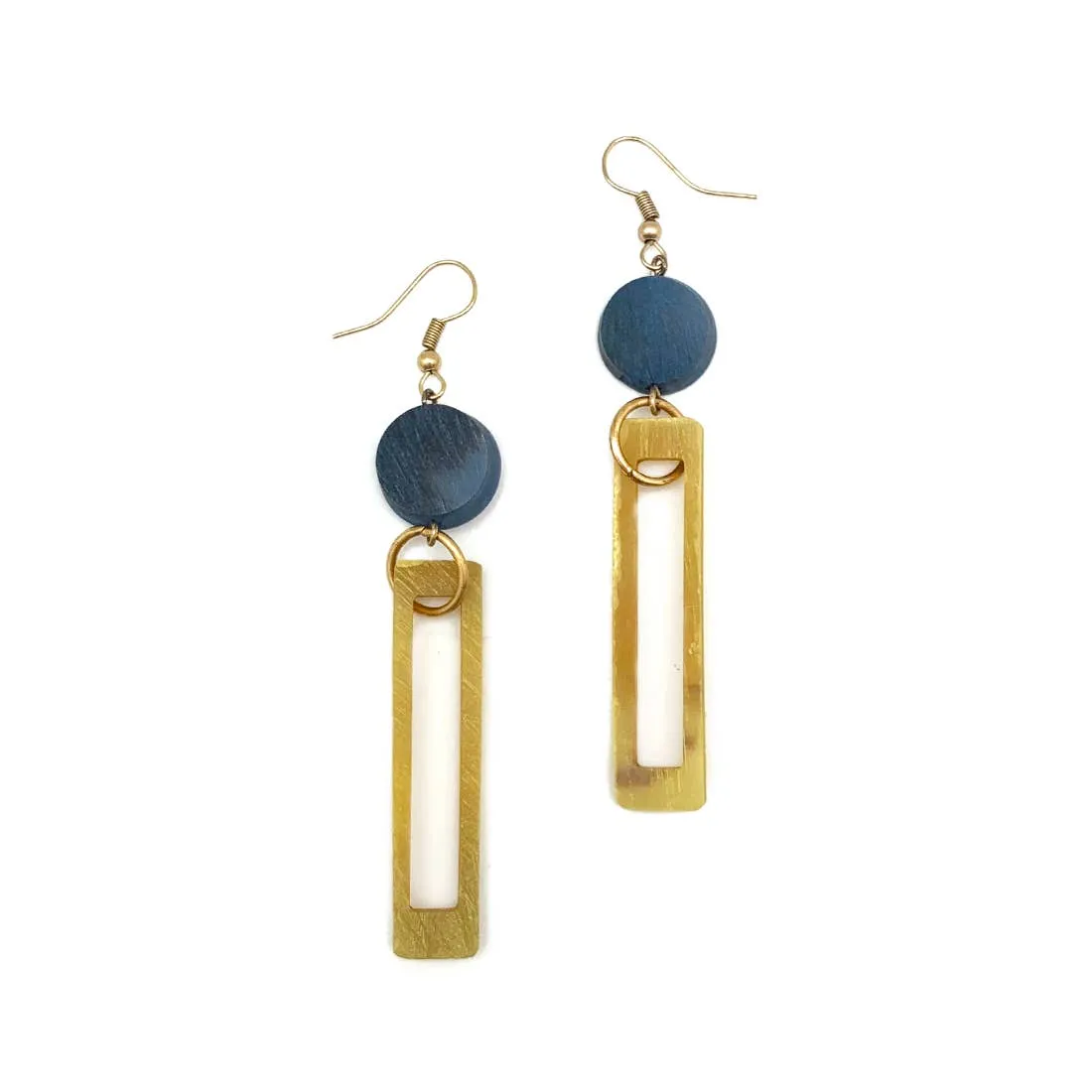 Omala Bold & BrashEarrings Dot Rectangle