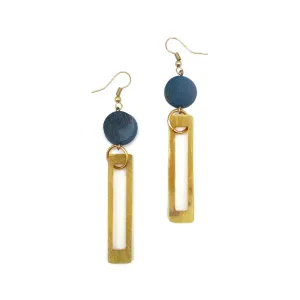 Omala Bold & BrashEarrings Dot Rectangle