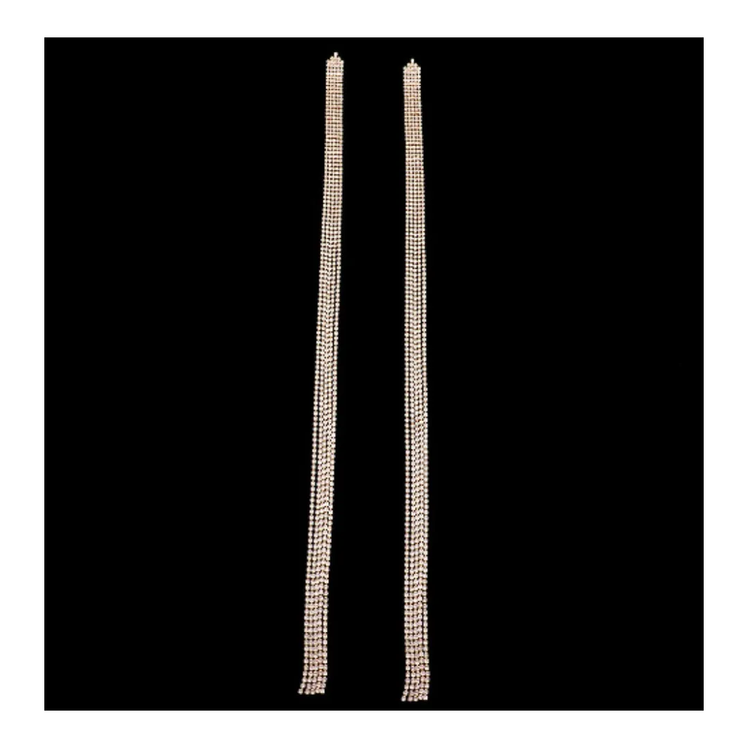 Oversized Fringe Earrings - Gold