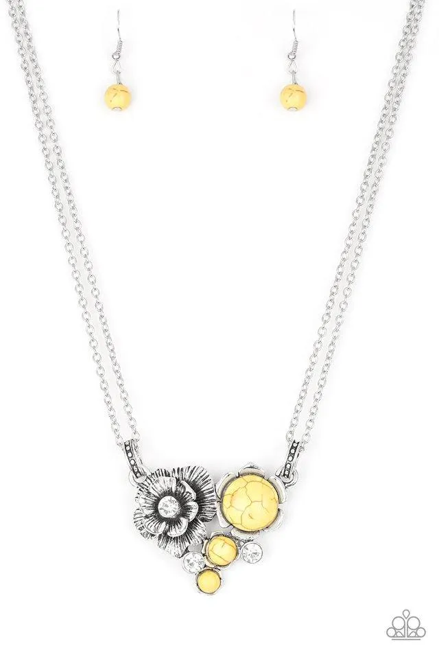 Paparazzi Necklace ~ Desert Harvest - Yellow