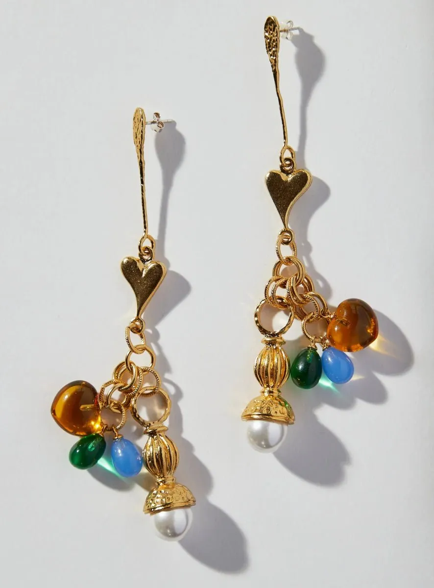 Par Ici Fête Earrings - Gold or Rhodium (In-Store)