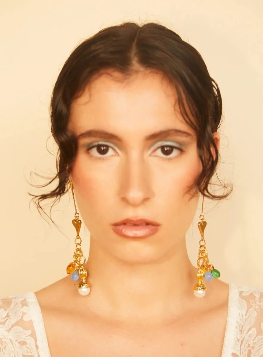 Par Ici Fête Earrings - Gold or Rhodium (In-Store)