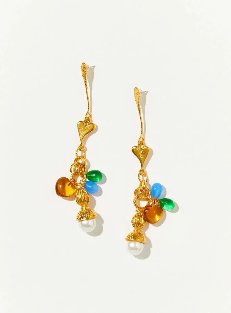 Par Ici Fête Earrings - Gold or Rhodium (In-Store)