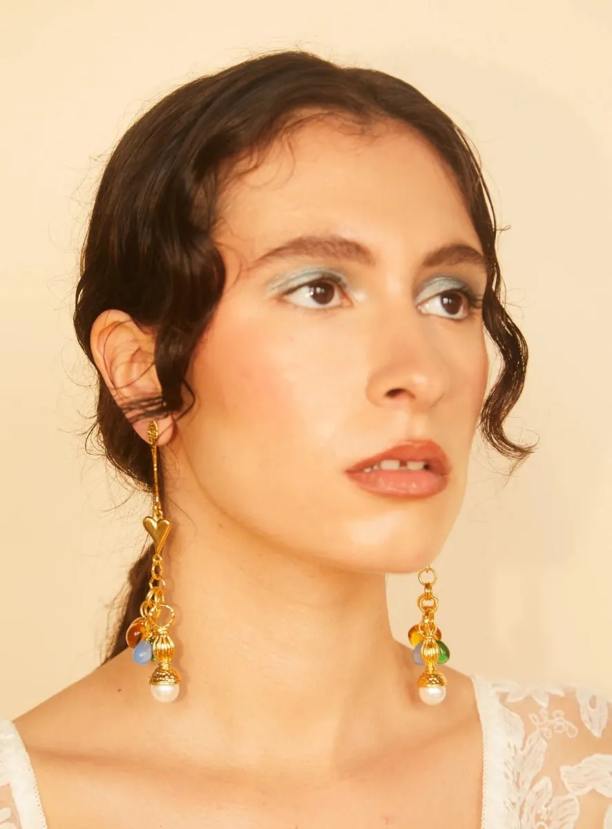 Par Ici Fête Earrings - Gold or Rhodium (In-Store)