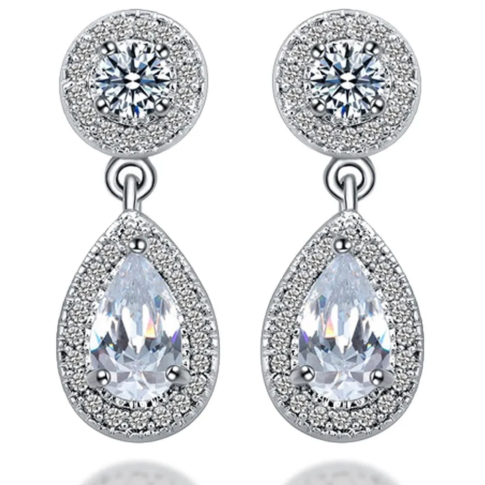 Pear Drop Elegance Earrings