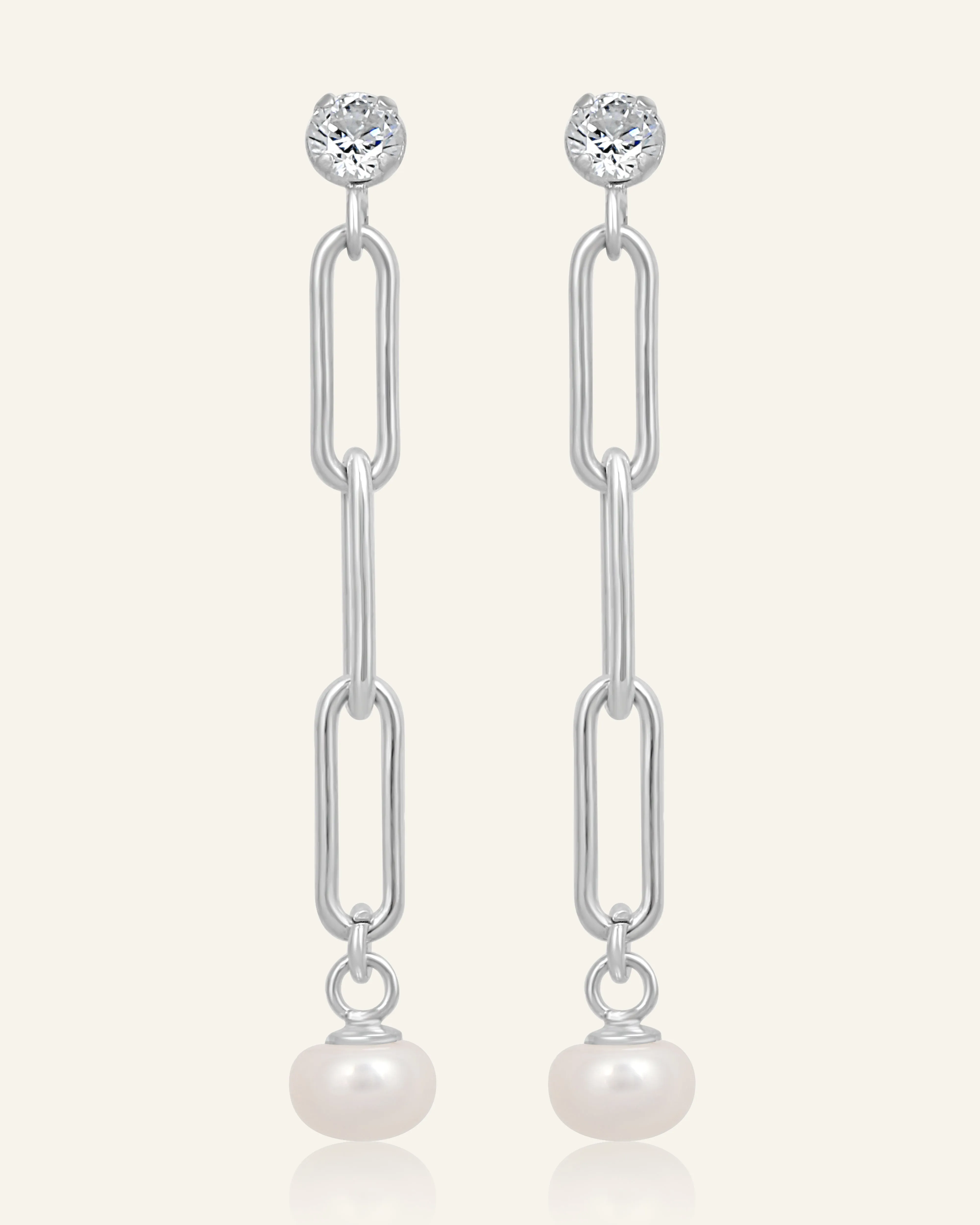 Pearl Droplet Earrings