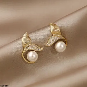Pearl Fish Tail Tops Pair