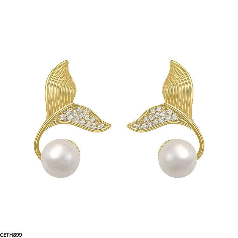 Pearl Fish Tail Tops Pair