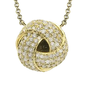 Pendant Necklace in 18k Gold with Diamonds LP4953 WHITE 18K X YELLOW