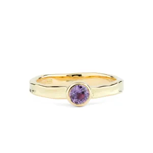 Pink Sapphire Esme Gold Storybook Ring
