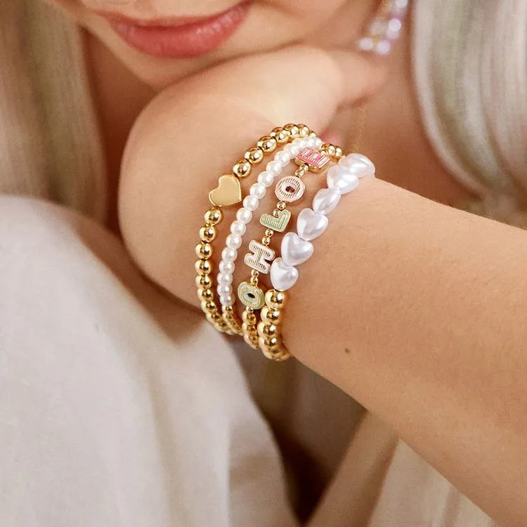 Playful Pearls Kids' Bracelet Set