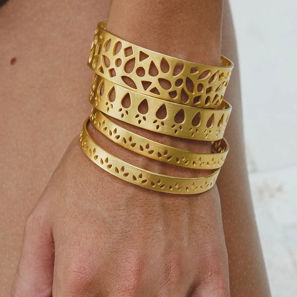 Polki Bangle Gold