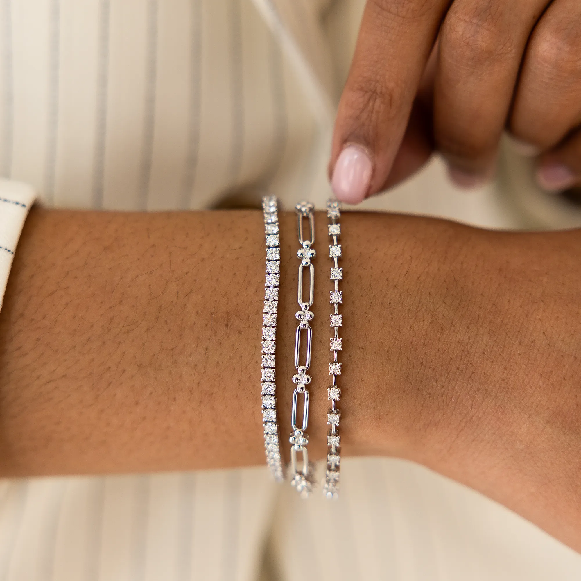 Poppy Rae Pebble Link Bracelet