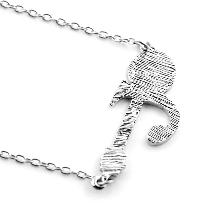 Prince Love Symbol Punk Guitar Pendant,the Purple Rain Men Necklace