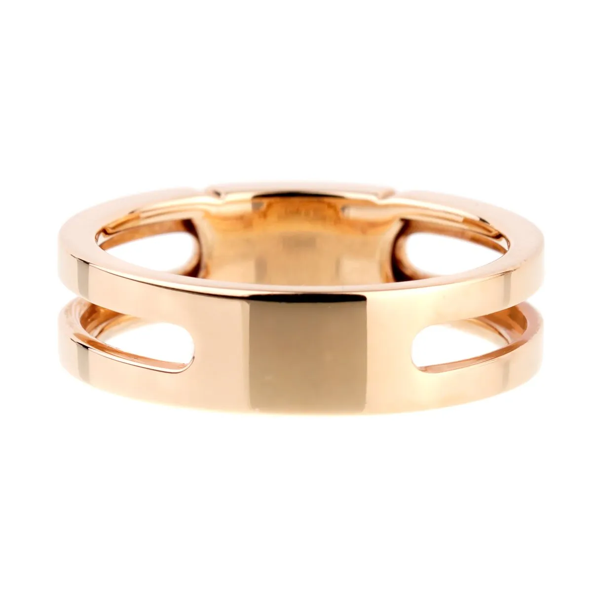 Salvini Rose Gold Diamond Band Ring