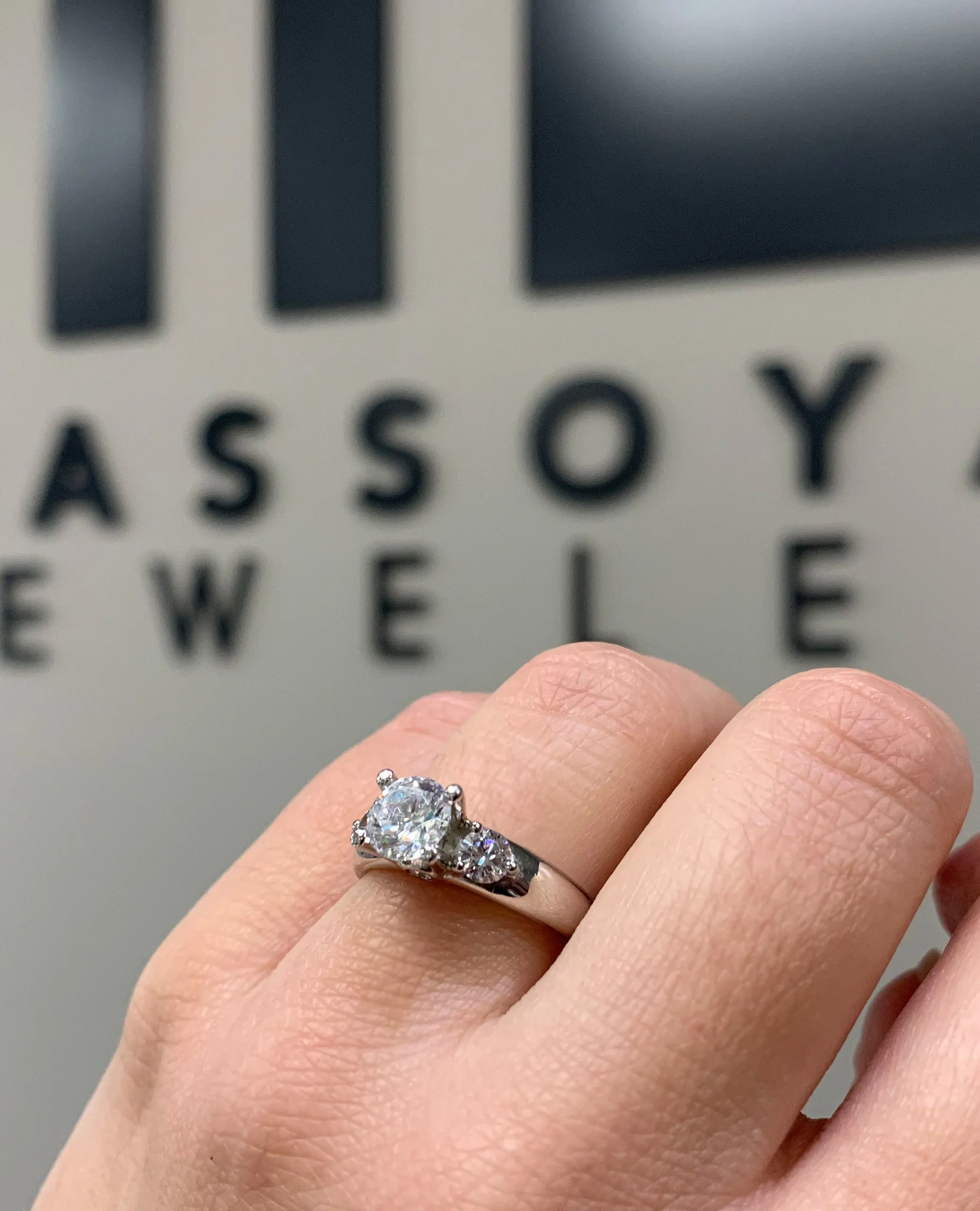 Scott Kay Contemporary Engagement Ring M1082