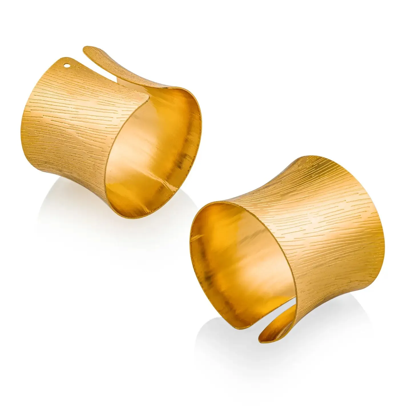 Set of 6 Gold Napkin Rings