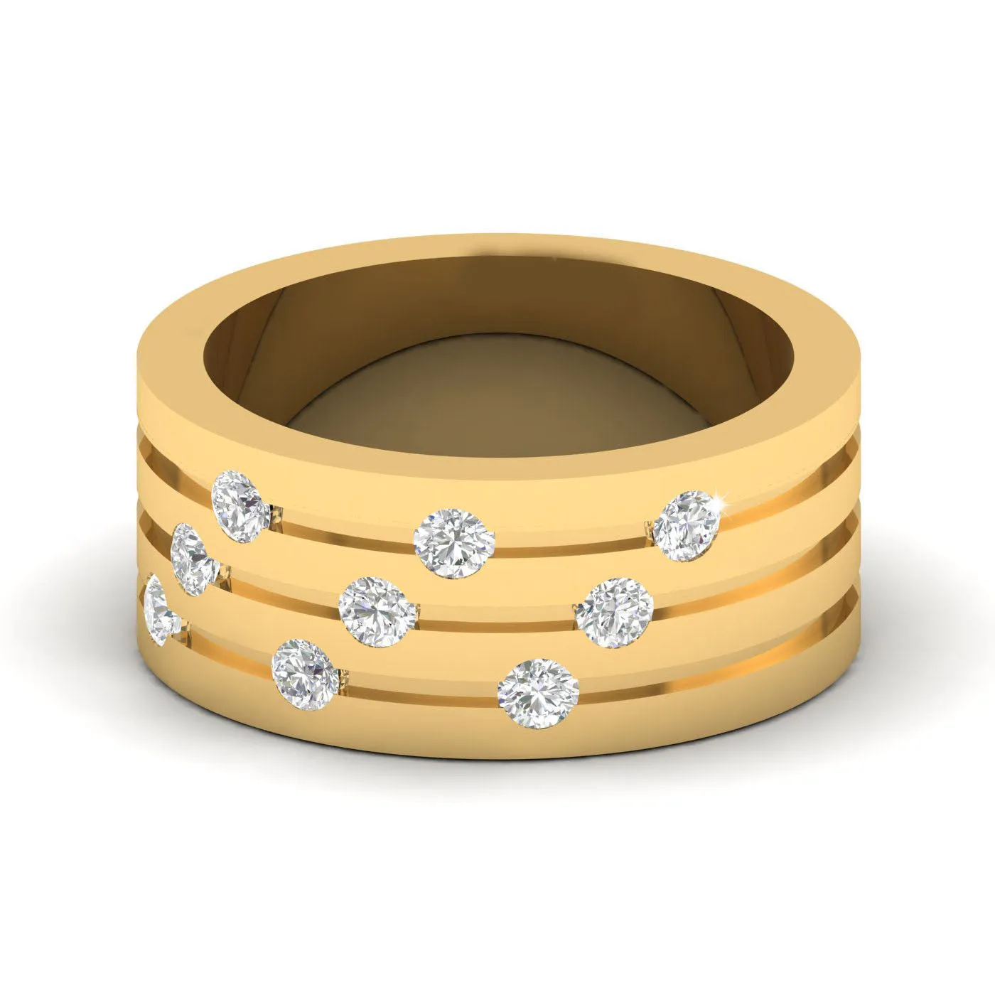 Shimmering Diamond Band