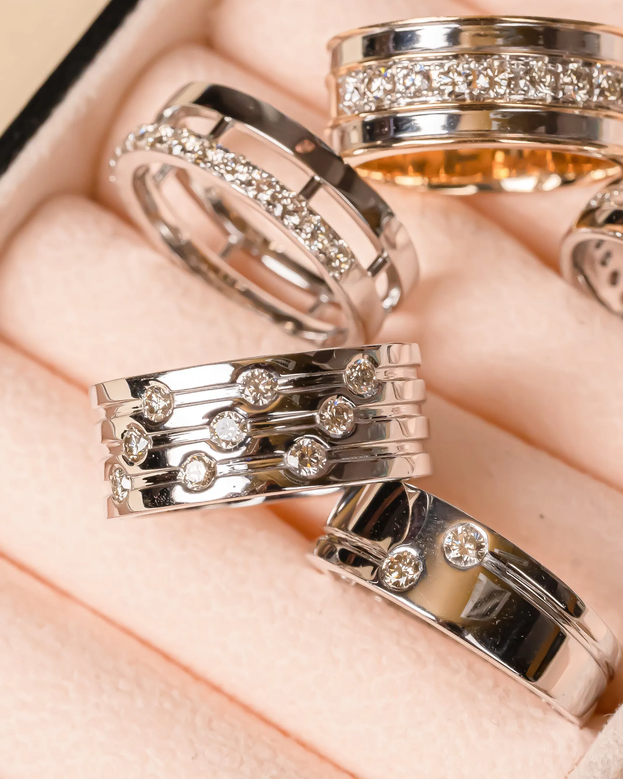 Shimmering Diamond Band