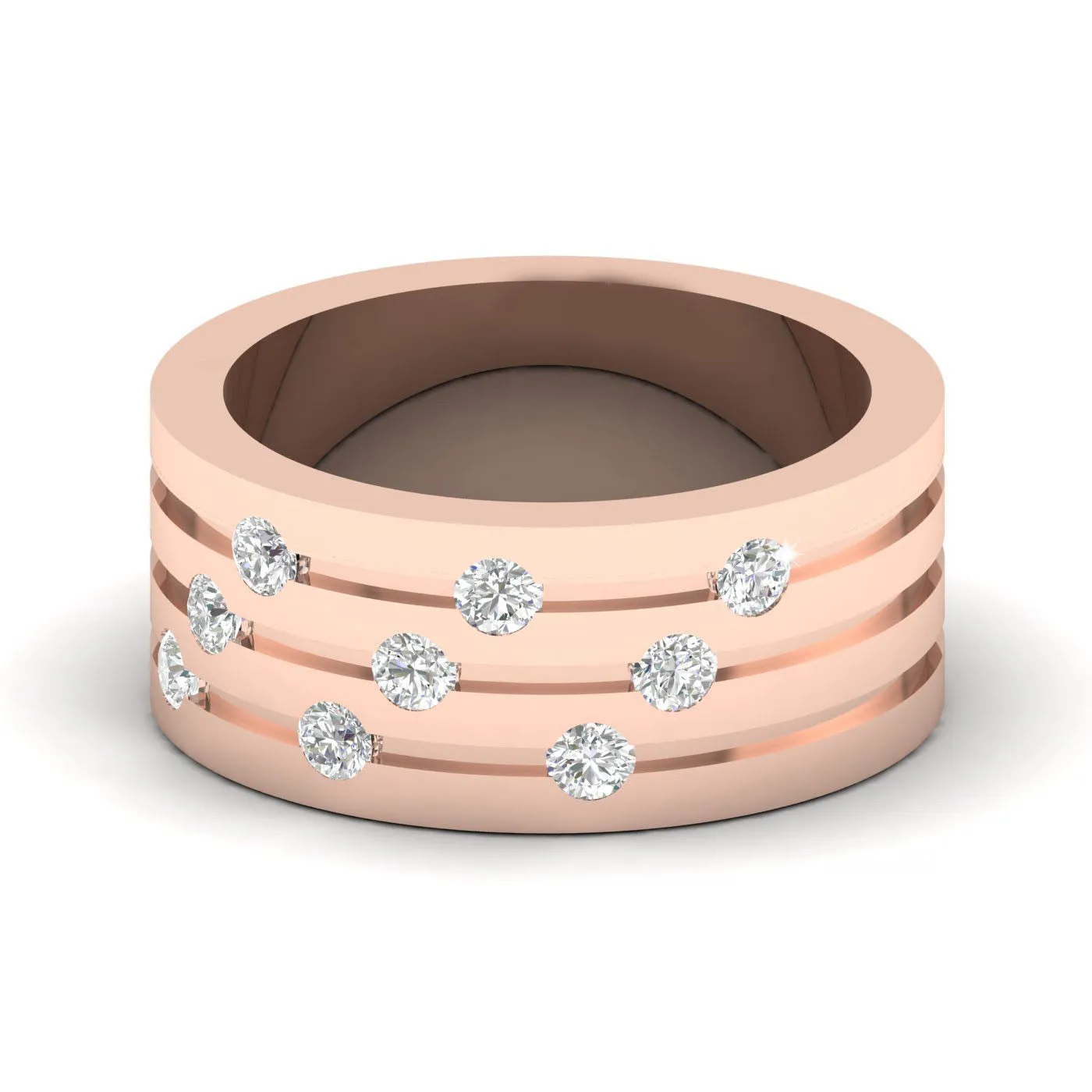 Shimmering Diamond Band