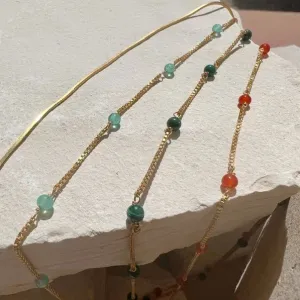 Shyla Venus Extra Slim Necklace Lapis