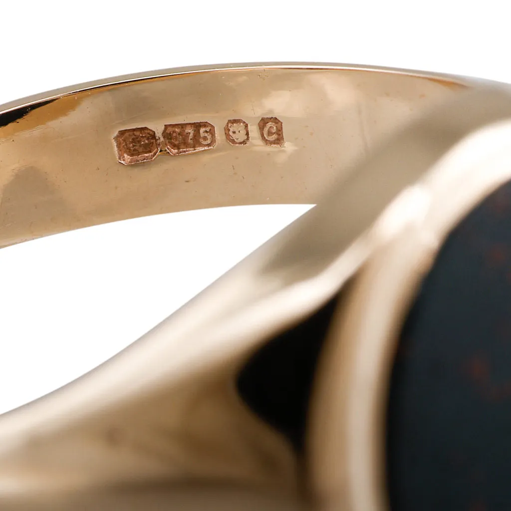 Signet Ring with Bloodstone