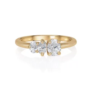Sitara Triple Oval Engagement Ring