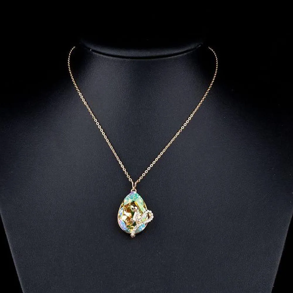 Sleeping Snake Pendant Necklace KPN0057