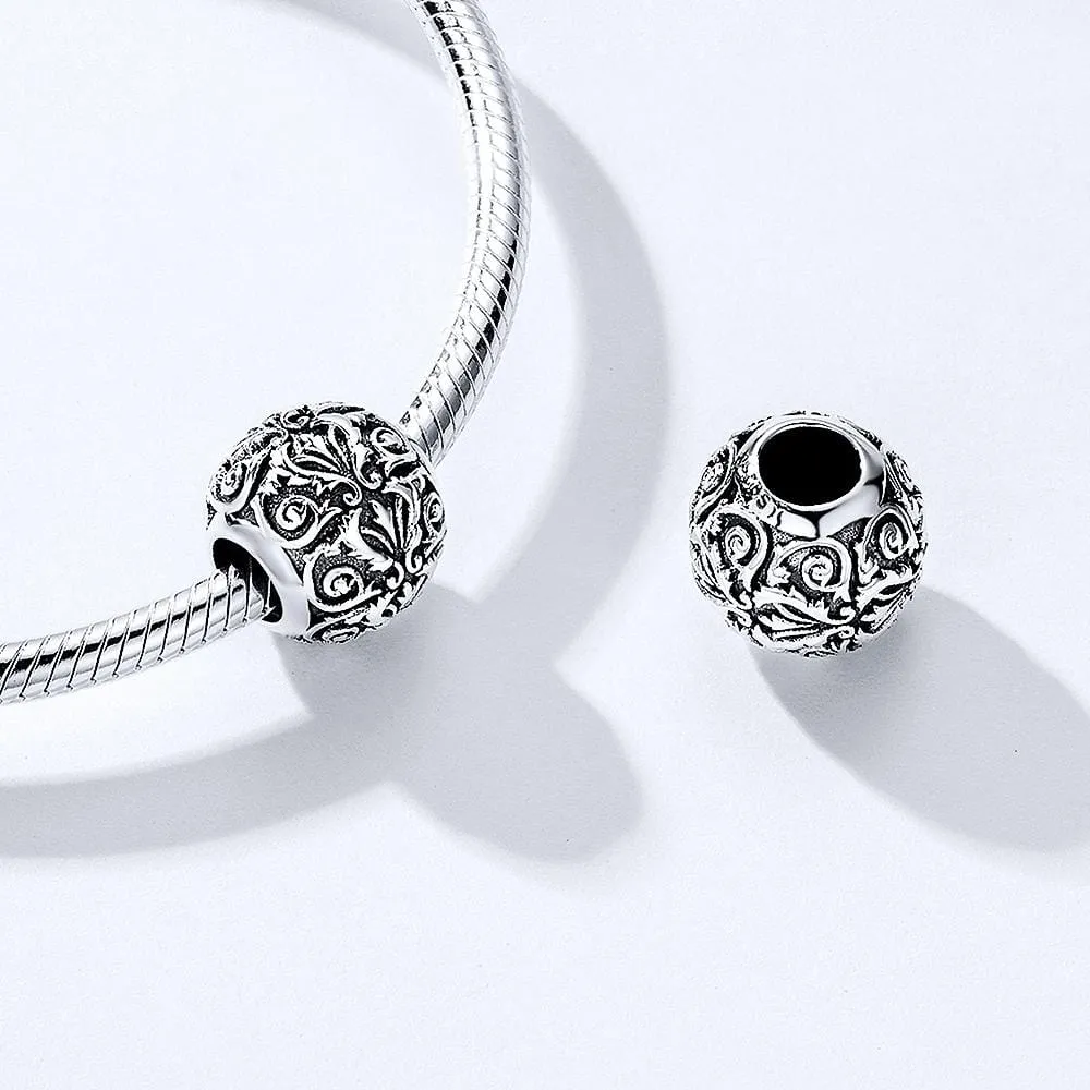 Solid 925 Sterling Silver European Amour Charm