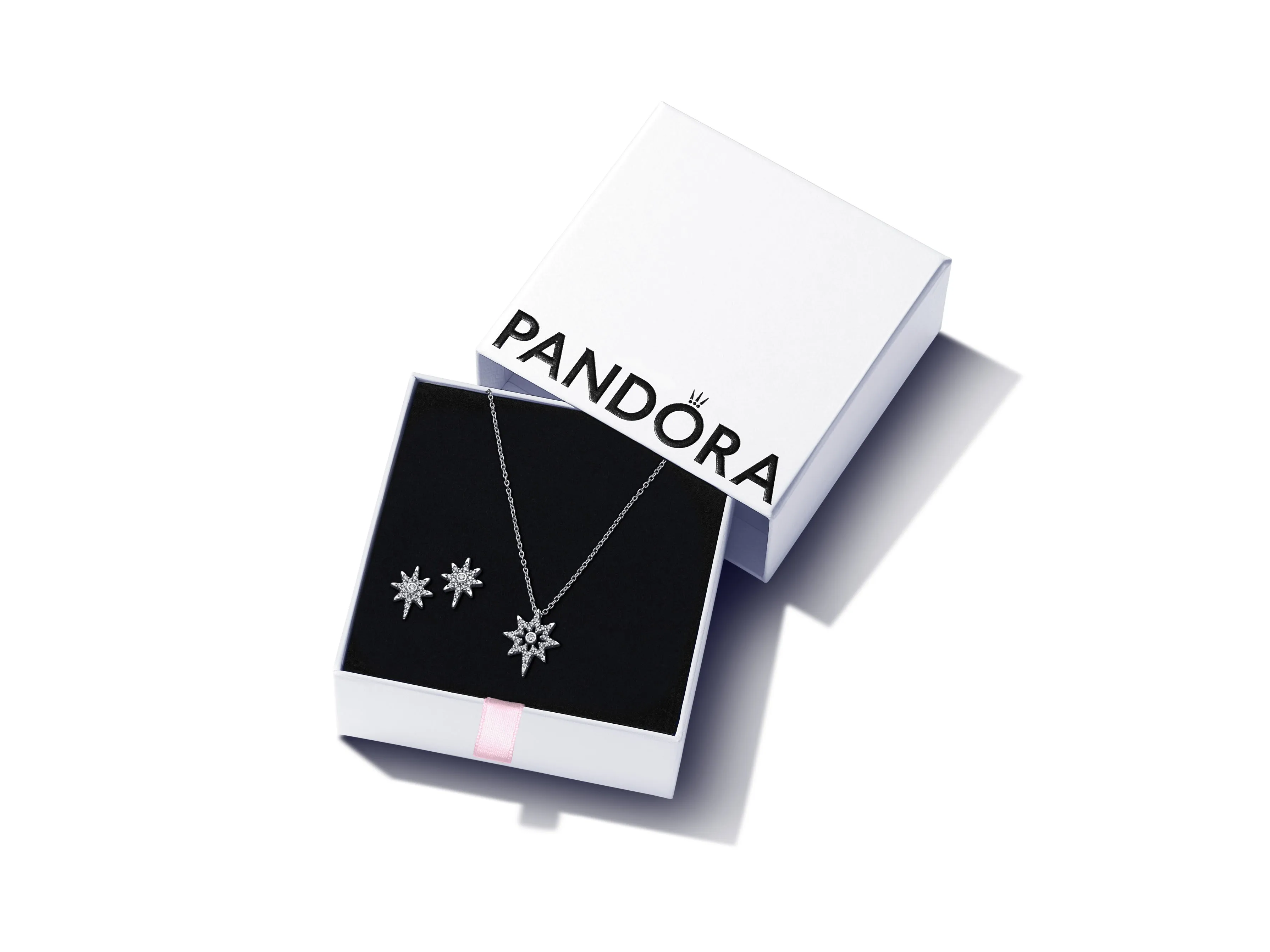 Sparkling North Star Stud Earrings
