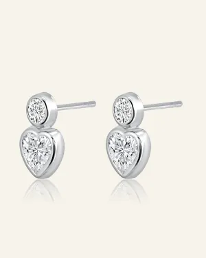 Sparkling Squard  Earrings