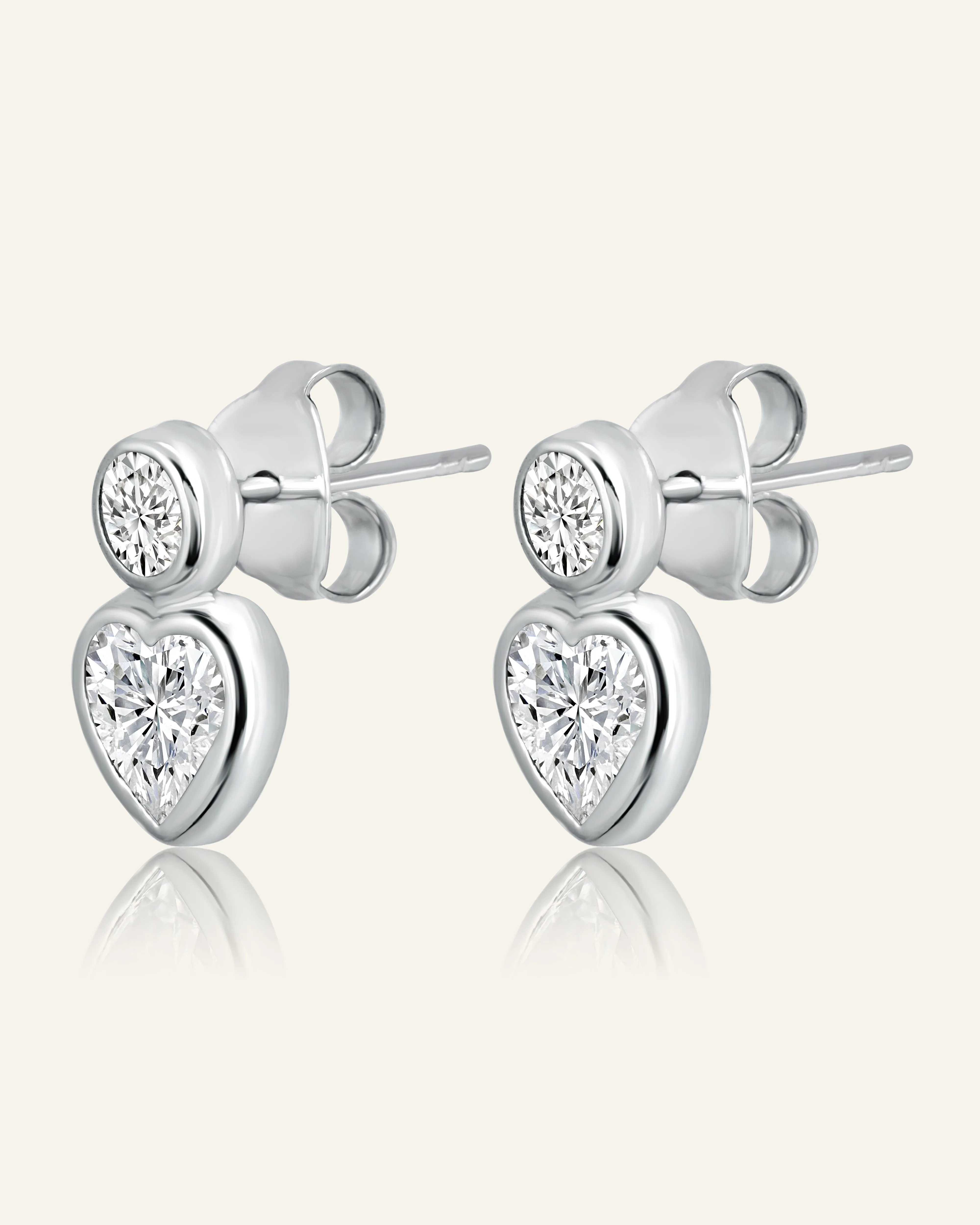Sparkling Squard  Earrings