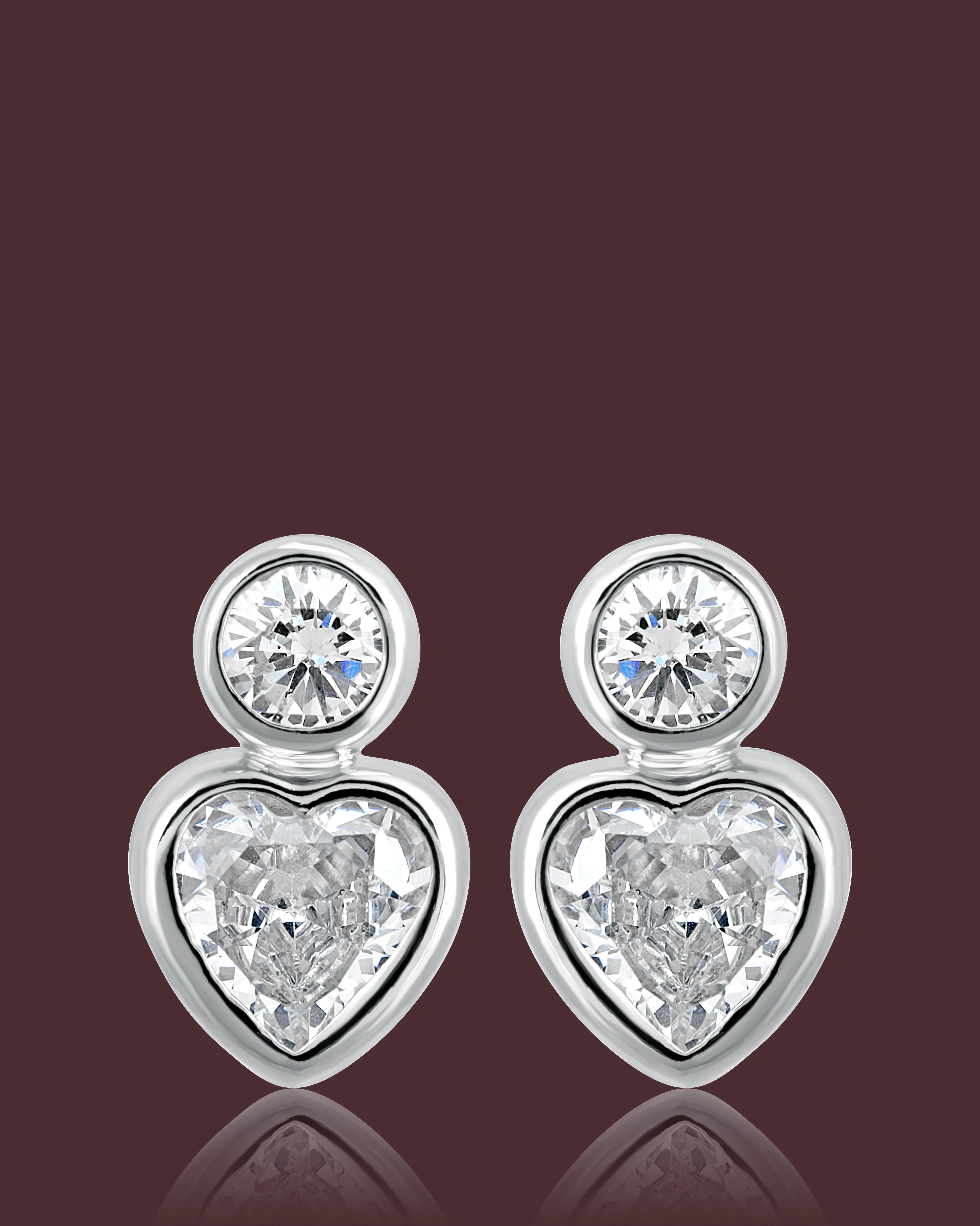 Sparkling Squard  Earrings