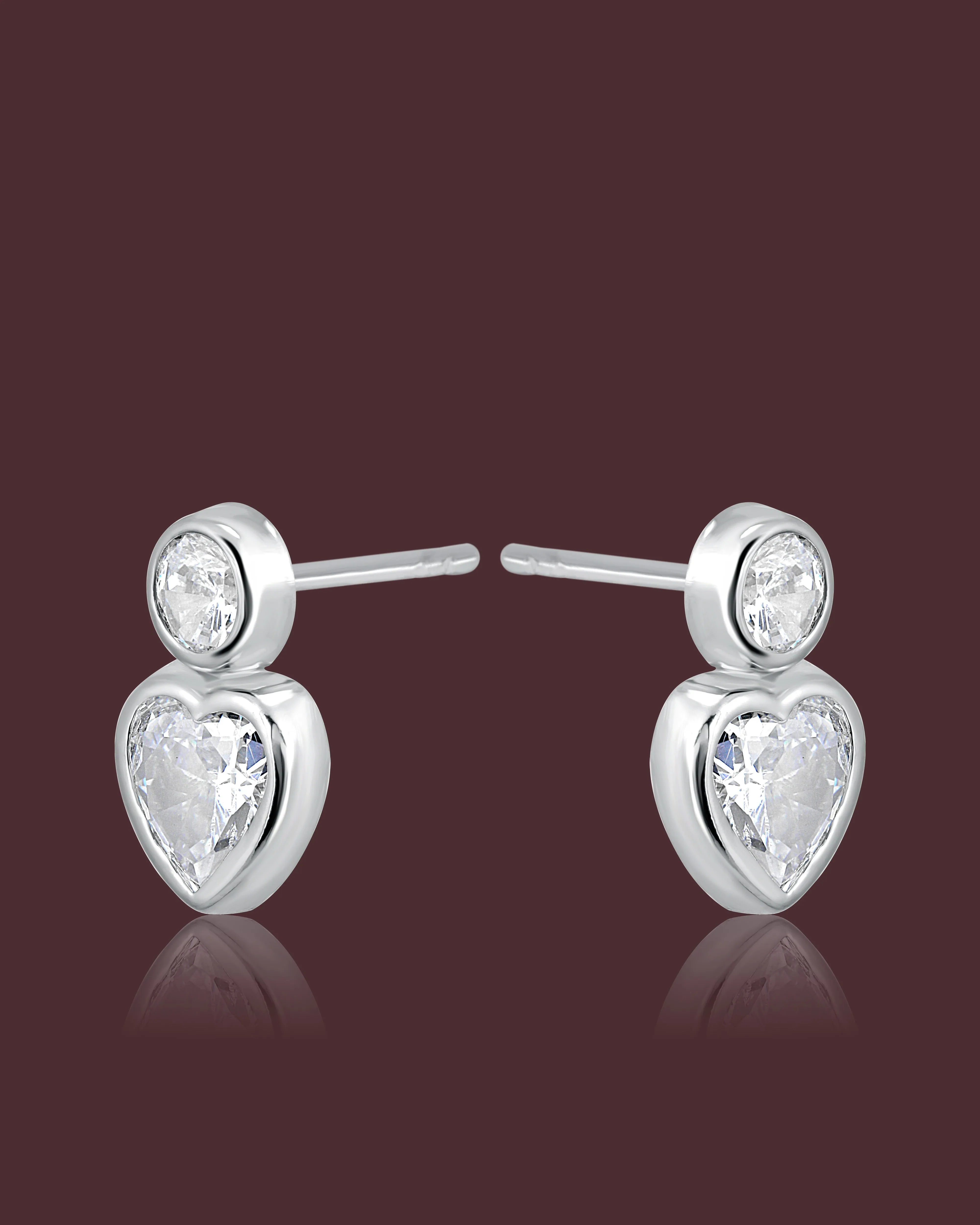 Sparkling Squard  Earrings