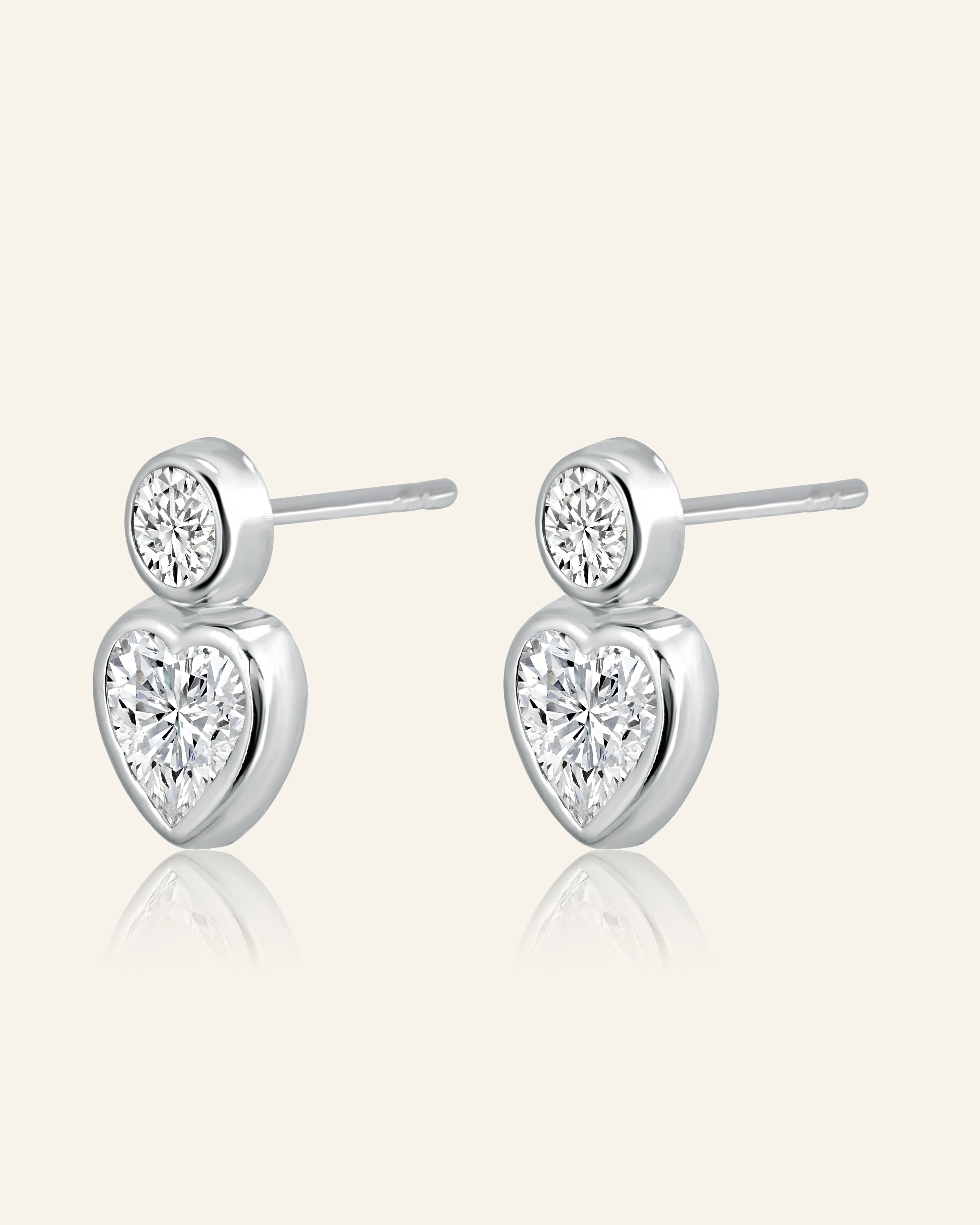 Sparkling Squard  Earrings