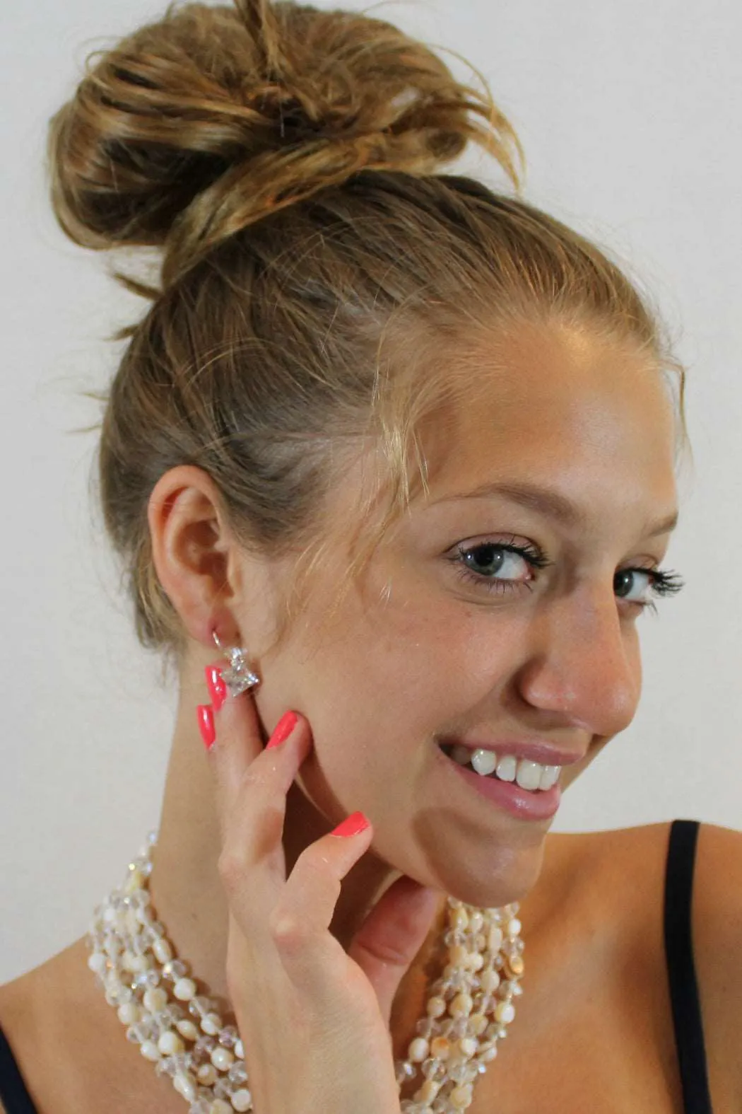 Sparkling Square Earrings