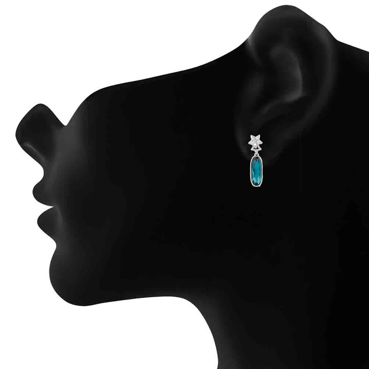Sparkling Star Crystal Earrings